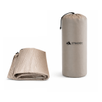 Colchao Inflavel Automatico Casal 192x133cm PVC com Travesseiro Bege para Camping Viagem - Image 3