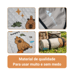 Tapete de Piquenique Impermeável Dobrável Grande Estampa para Praia e Camping - Image 4