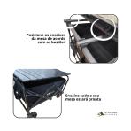 Carrinho Dobrável Multiuso para Camping e Praia com Freio de Pedal Tamanho M - Image 7