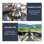 Aromatizador Automotivo Canhão Giratório para Painel de Carro com Movimento Decoração Premium - Image 2