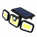 Luminária Solar LED Ultra Potente 3 Heads com Sensor de Movimento 3 Modos Prova D’Água - Image 9