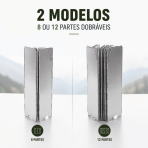 Para-Brisa Dobrável Fogareiro Alumínio Anti Vento Alta Eficiência Economia de Gás Camping Outdoor - Image 2