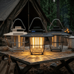 Lanterna LED Camping TCL Recarregável USB 60H Retro IPX4 Portátil com Gancho e Luz Ambiente - Image 9