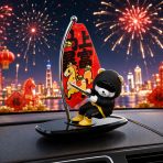 Decoração Automotiva Ursinho Surfista para Painel de Carro e Caminhão Premium - Image 2