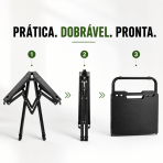 Mesa Tática Dobrável Portátil para Camping, Praia e Viagem Leve, Compacta e Resistente - Image 2