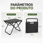 Mesa Tática Dobrável Portátil para Camping, Praia e Viagem Leve, Compacta e Resistente - Image 7