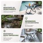 Mesa Tática Dobrável Portátil para Camping, Praia e Viagem Leve, Compacta e Resistente - Image 5