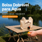 Bolsa de Água Dobrável Portátil Camping Carro Emergência Viagem Outdoor - Image 6