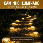 Luminária Solar LED Estilo Gelo Decorativa Jardim Prova d’Água Sem Fio Automática - Image 5