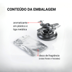Aromatizante Automotivo Solar Avião Hélice Giratória Perfume para Carro Difusor Decorativo - Image 6