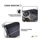 Carrinho Dobrável Multiuso para Camping e Praia com Freio de Pedal Tamanho M - Image 6