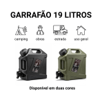 Galão de Água Portátil para Camping Trilhas e Viagens ao Ar Livre com Torneira - Image 12