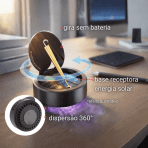 Aromatizador Automotivo Solar Giratório Luxo Masculino Difusor Perfume Carro Decoração Painel - Image 4