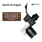 Lanterna de Cabeça LED Luz Forte Recarregável Ajustável para Uso Outdoor - Image 6