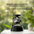 Aromatizador Automotivo Solar Giratório Luxo Masculino Difusor Perfume Carro Decoração Painel - Image 4