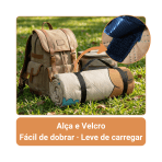 Tapete de Piquenique Impermeável Dobrável Grande Estampa para Praia e Camping - Image 9