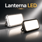 Lanterna LED para Camping Magnética Recarregável com Carga Sem Fio Indução - Image 2