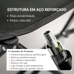 Cadeira Dobrável Portátil para Camping Pesca Praia Piquenique Reforçada - Image 6