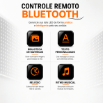 Painel LED Flexível Inteligente Bluetooth com Animações, Texto e Ritmo Musical - Image 5